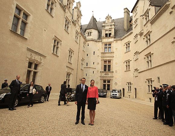 Princess Victoria and Prince Daniel in France