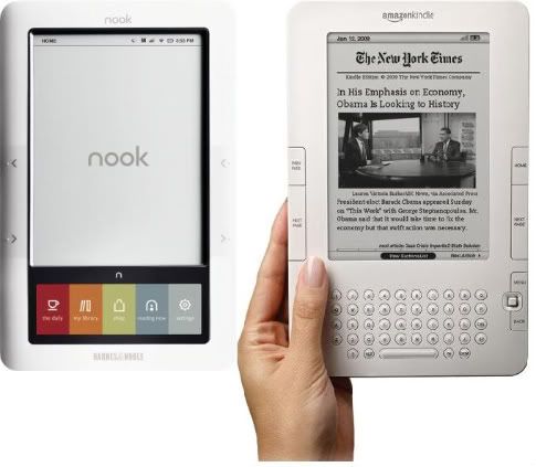 Barnes & Noble Nook and Amazon's Kindle