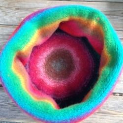 Floppy basket in technicolour Floppy basket in technicolour
