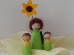 Mother Sunflower and Children