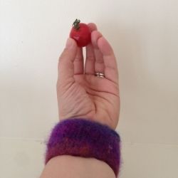 Wrist Cuff from Felted Wool GIVEAWAY