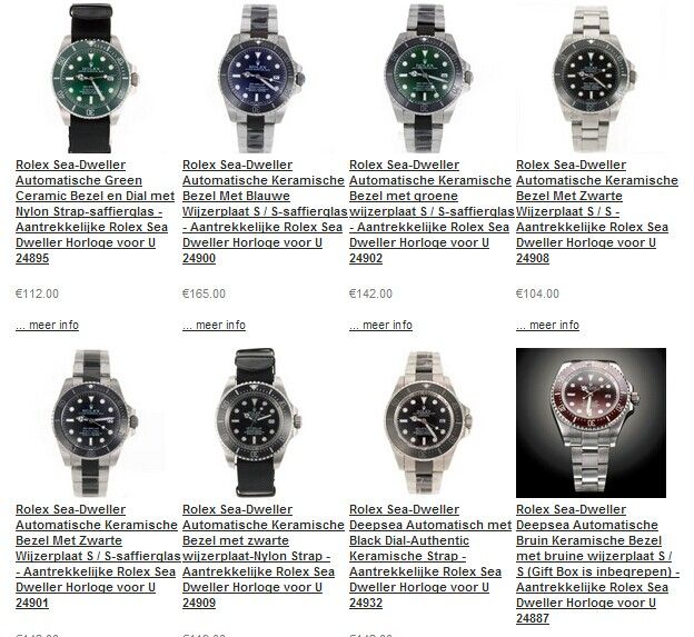Rolex Sea Dweller horloges