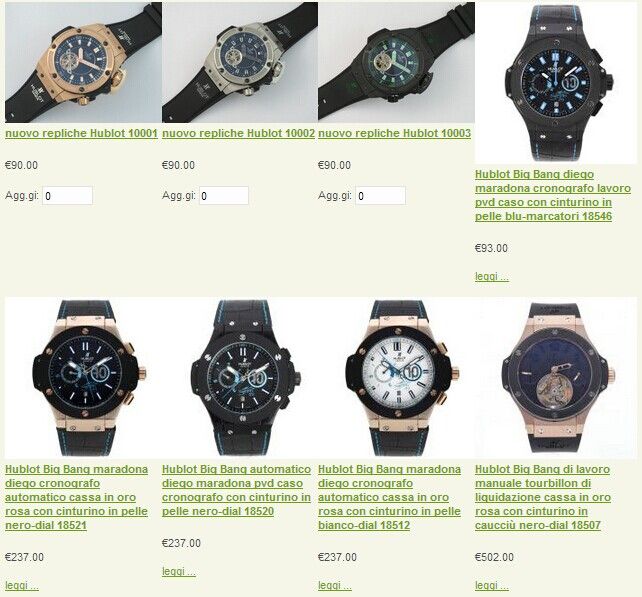 Replica Hublot Orologi