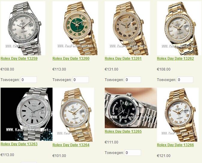 horloges Rolex Day Date