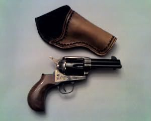 Thunderer .45LC out of holster