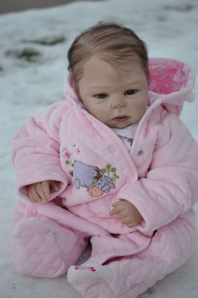 Reborn Baby Angelina has arrived Trinity sculptBy Cradle 