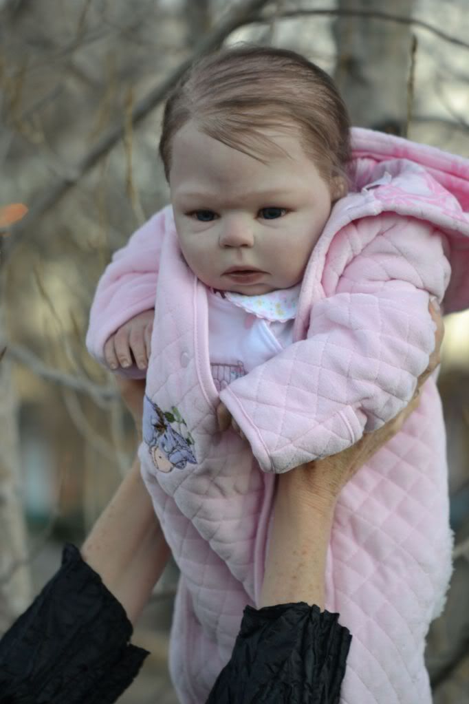 Reborn Baby Angelina has arrived Trinity sculptBy Cradle 