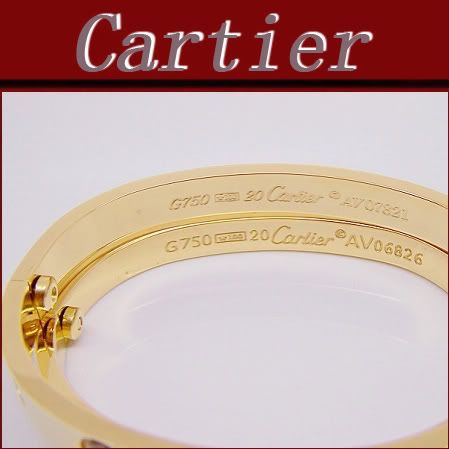 Pulseira Bracelete Ouro Pulseira Love Cartier com Parafuso